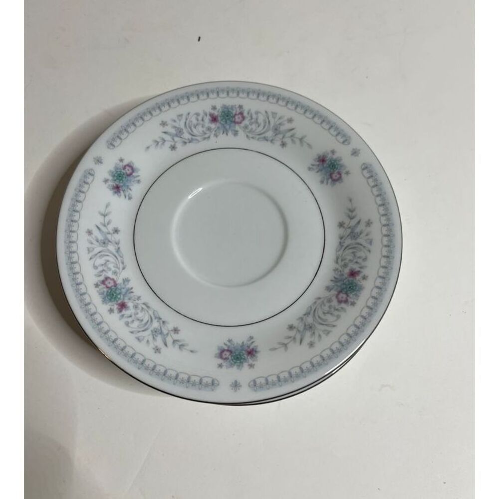 Crown Ming China‎ Jian Shiang Harmony teacup saucers set of 4 Mint